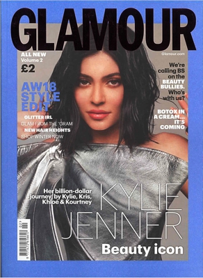 GLAMOUR OCT 18 Kylie Jenner Cover Purple, 